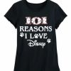 Adult * | Disney T-Shirt For Women 101 Reasons I Love Disney