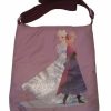 Bags And Totes * | Disney Crossbody Tote Bag Frozen Anna And Elsa