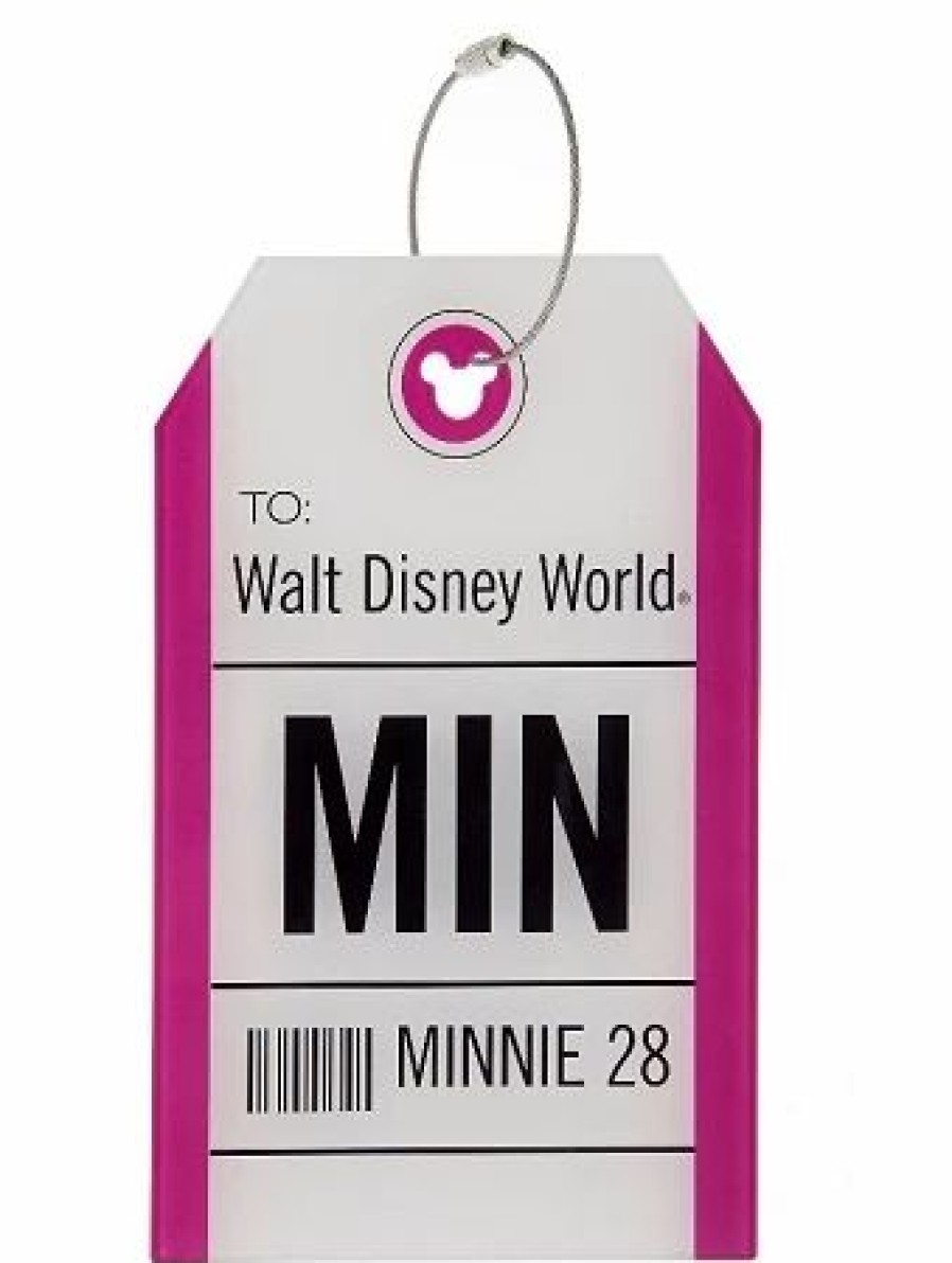 Bags And Totes * | Disney Luggage Bag Tag Tag Minnie Mouse Walt Disney World