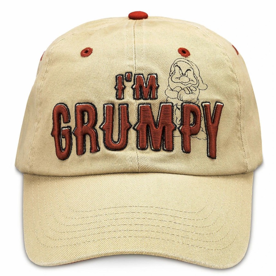 Hats * | Disney Hat Baseball Cap Grumpy I'M Grumpy Because You'Re Dopey