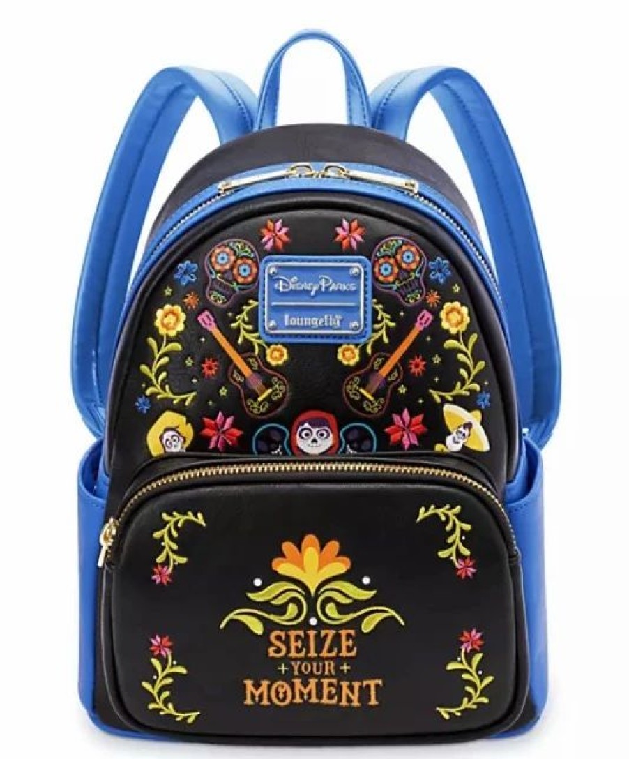 Bags And Totes * | Disney Loungefly Backpack Coco Dia De Los Muertos