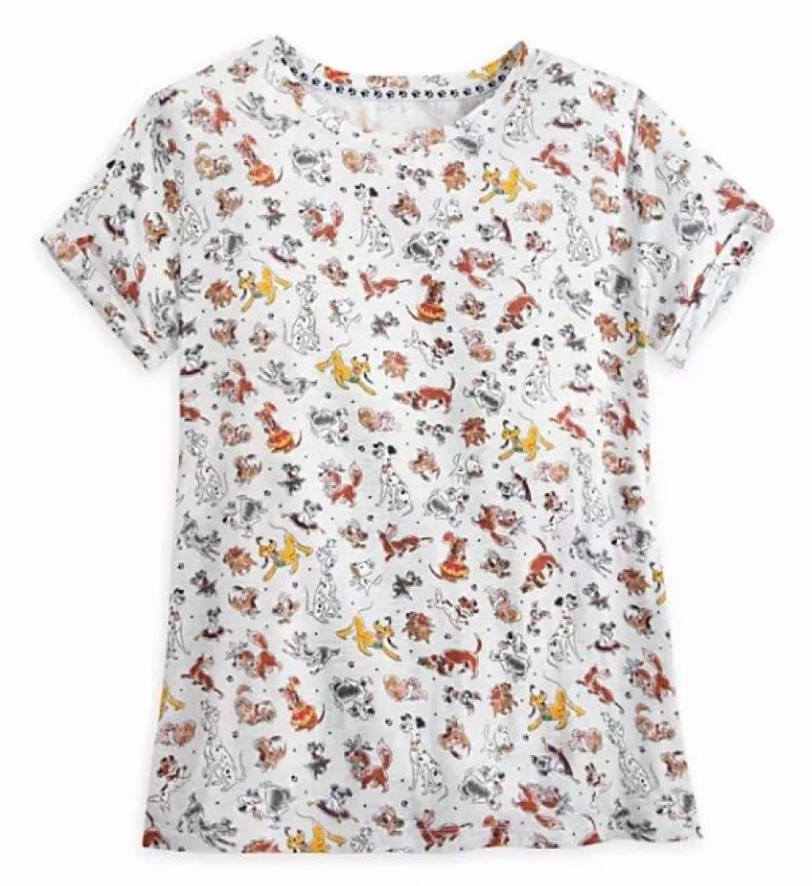 Adult * | Disney Shirt For Women Disney Dogs All Over