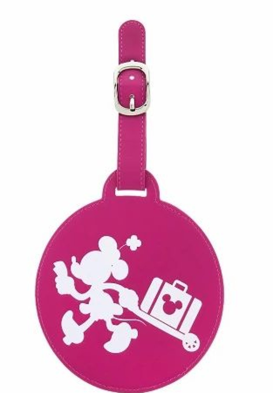 Bags And Totes * | Disney Luggage Bag Tag Tag Minnie Mouse Round