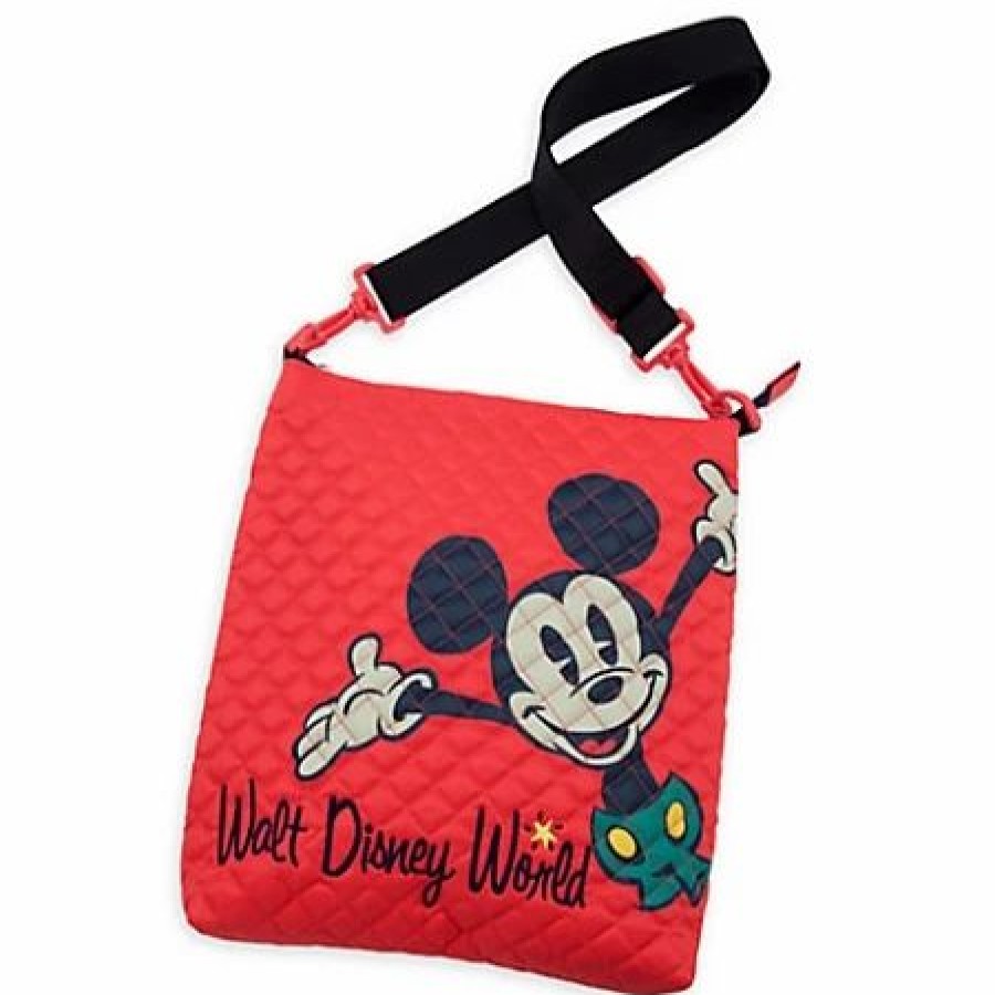 Bags And Totes * | Disney Crossbody Bag Mickey Mouse Quilted Walt Disney World