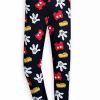 Adult * | Disney Leggings For Women Mickey Mouse Body Parts Black