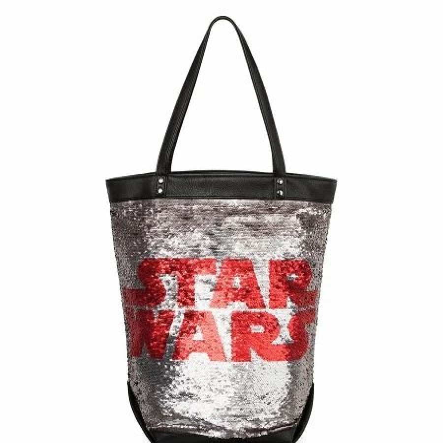 Bags And Totes * | Disney Tote Bag Star Wars Logo Sequin