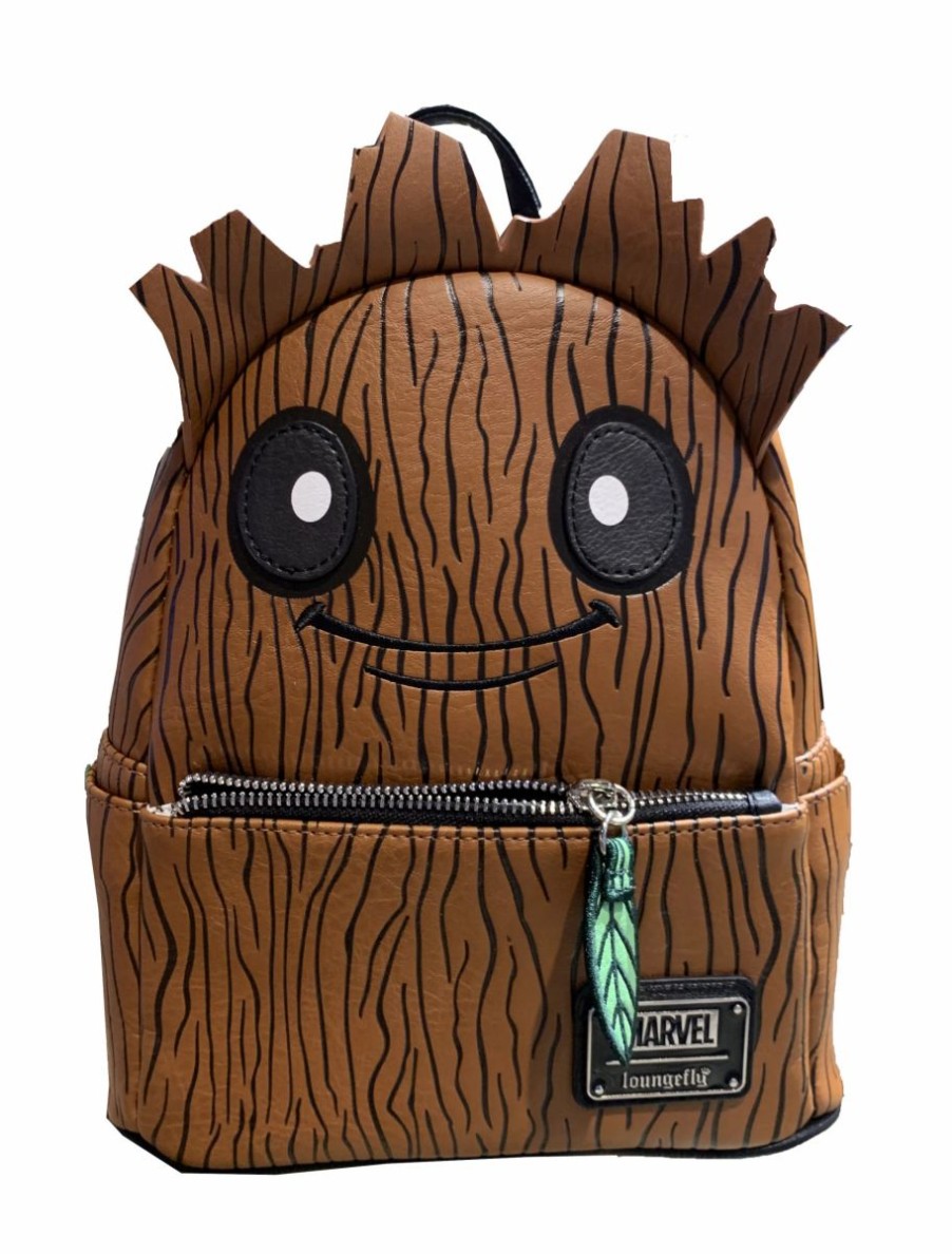 Bags And Totes * | Disney Loungefly Backpack Groot Marvel