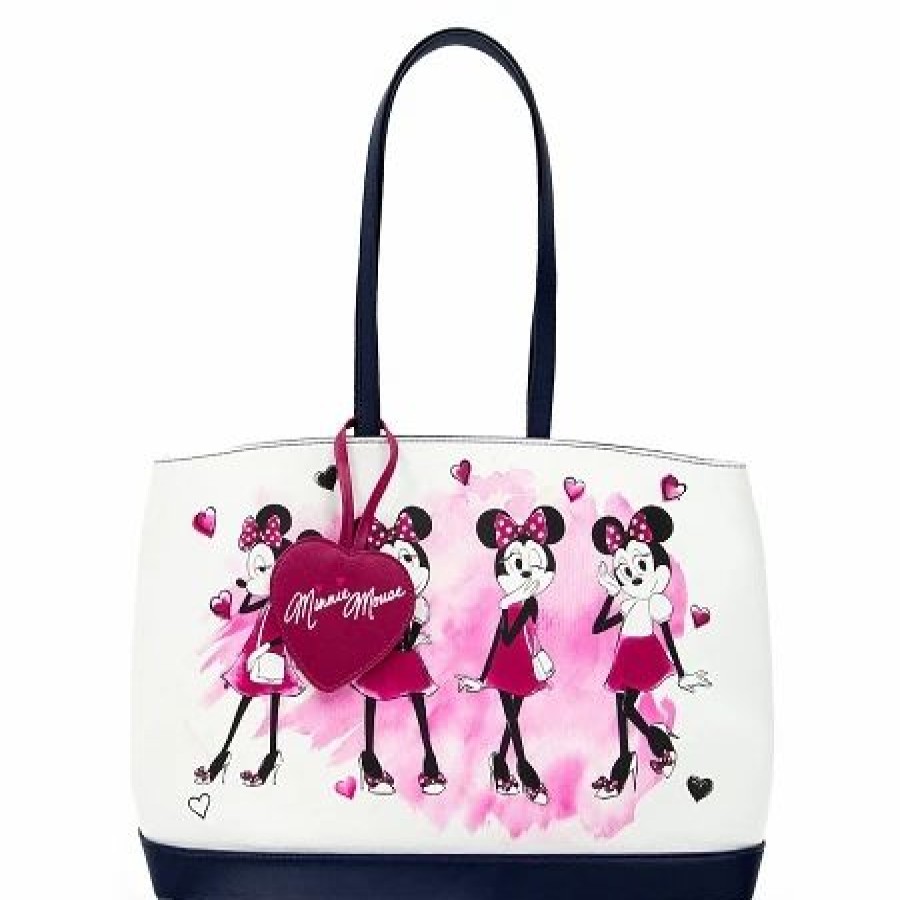 Bags And Totes * | Disney Tote Bag Minnie Mouse Heart And Fashion