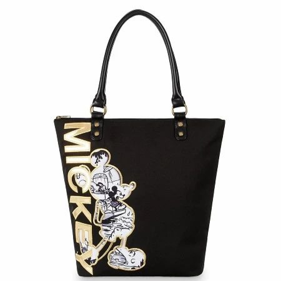 Bags And Totes * | Disney Tote Bag Millennial Mickey Mouse Silhouette