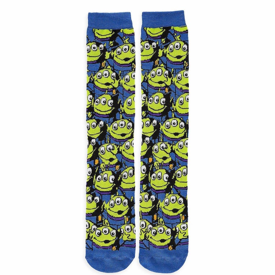 Socks * | Disney Crew Socks For Adults Toy Story Alien