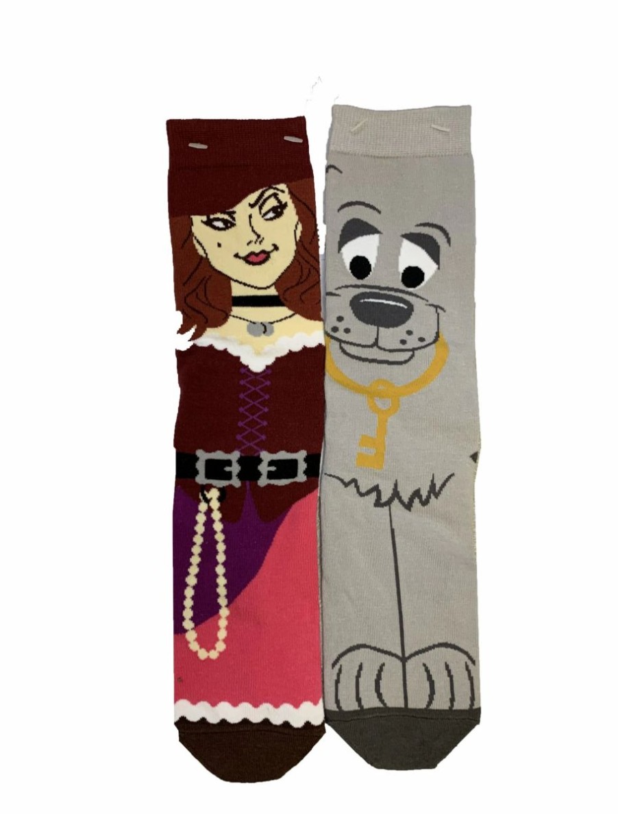 Socks * | Disney Socks For Adults Pirates Of The Caribbean Redd And Dog