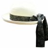 Hats * | Disney Wicker Hat Mickey Mouse Bow Band For Women