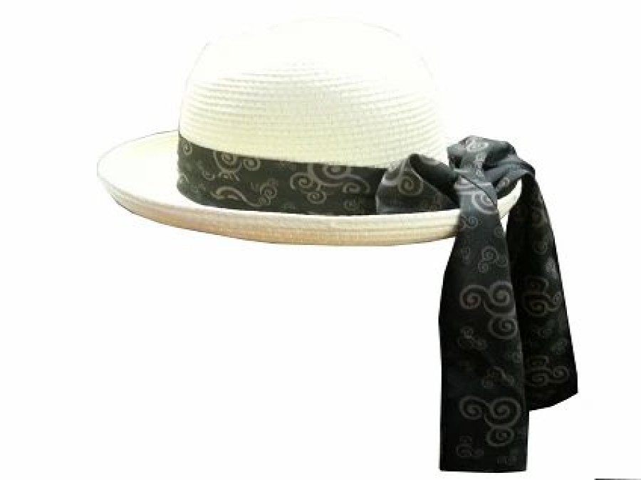 Hats * | Disney Wicker Hat Mickey Mouse Bow Band For Women