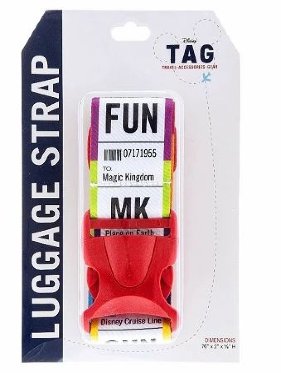 Bags And Totes * | Disney Luggage Bag Strap Tag Disney Parks