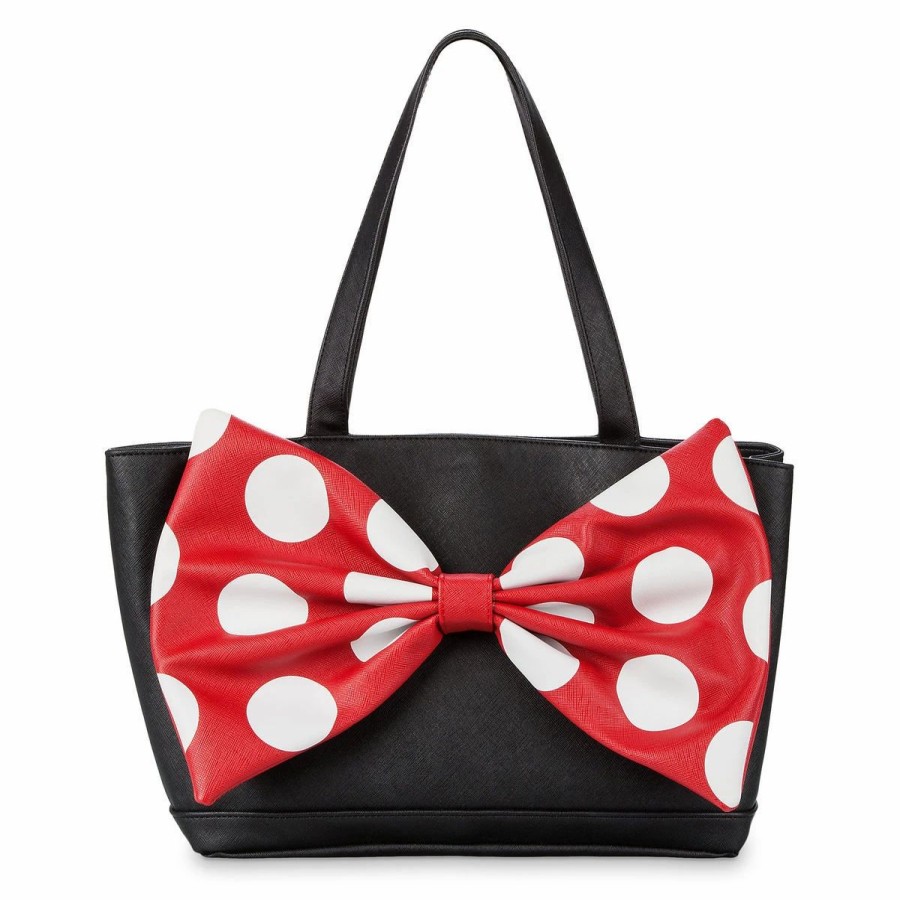 Bags And Totes * | Disney Tote Bag Minnie Mouse Bows The Only Accessory Canvas