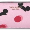 Bags And Totes * | Disney Kate Spade Credit Card Case Mickey Mouse Ear Hat Pink