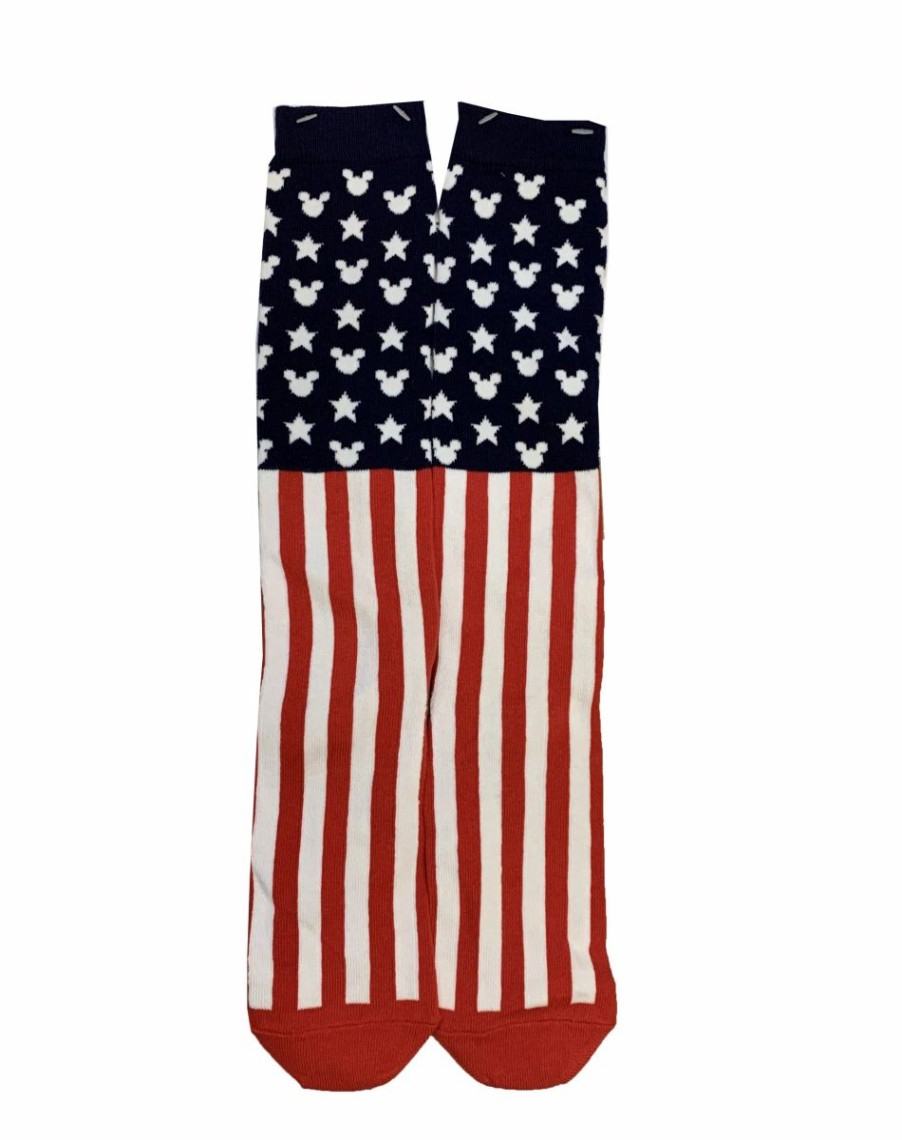 Socks * | Disney Socks For Adults Americana Stars And Stripes