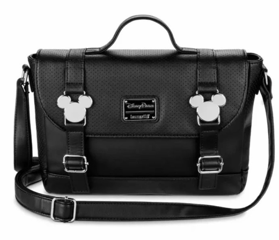 Bags And Totes * | Disney Loungefly Messenger Bag Mickey Mouse Faux Leather