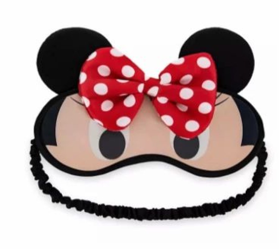 Accessories * | Disney Sleep Eye Mask Minnie Mouse With Bow