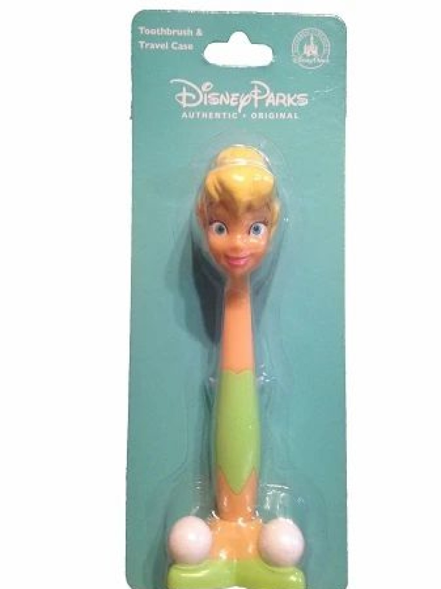 Accessories * | Disney Travel Toothbrush And Case Tinker Bell Toothbrush