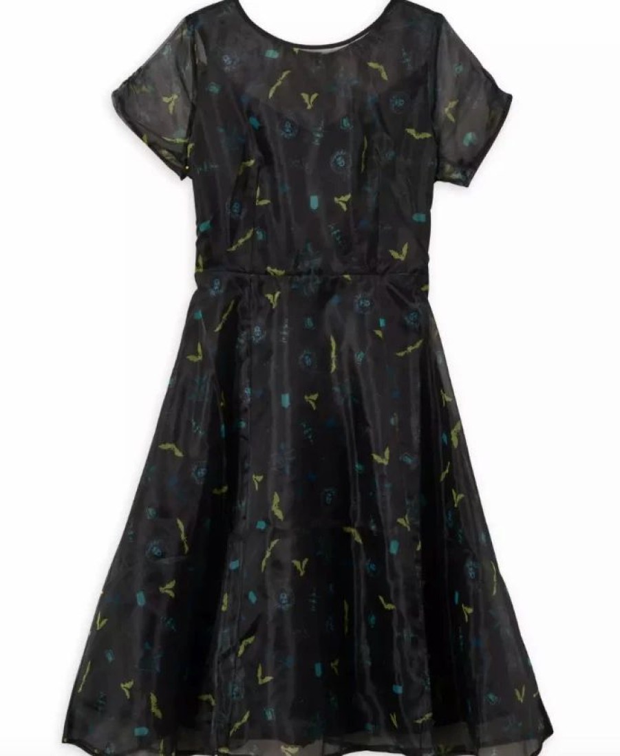 Adult * | Disney Dress For Women The Haunted Mansion Black