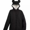 Adult * | Disney Jacket For Women Mickey Mouse Ears Quilted Fleece Lined