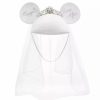 Hats * | Disney Hat Ears Hat Minnie Mouse Bride Happily Ever After