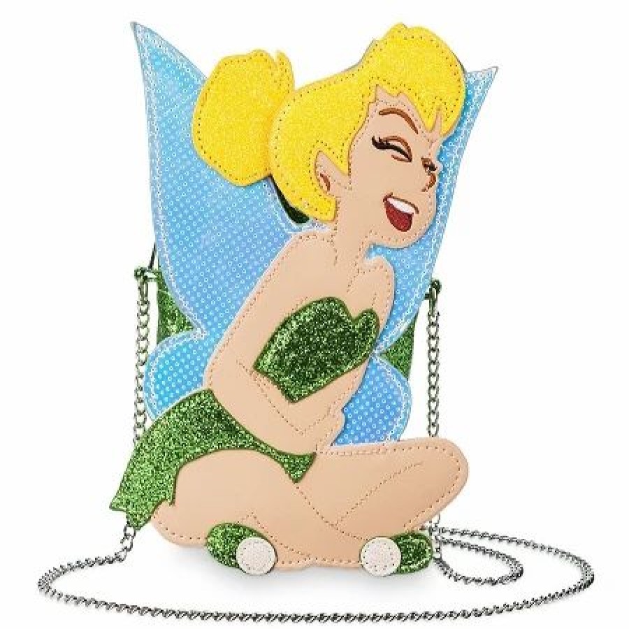 Bags And Totes * | Disney Danielle Nicole Bag Tinker Bell Laughing Crossbody