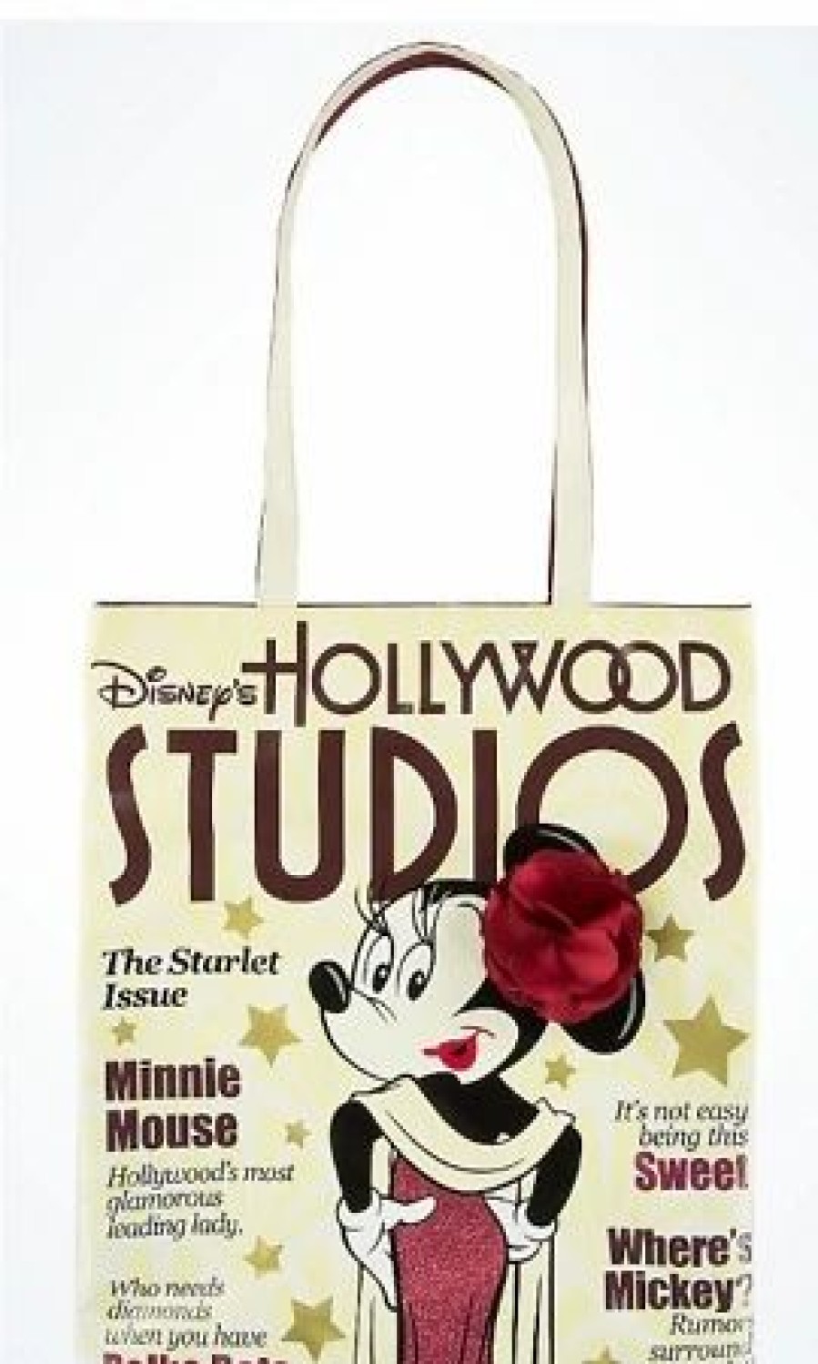 Bags And Totes * | Disney Tote Bag Minnie Mouse Hollywood Studios