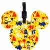 Bags And Totes * | Disney Luggage Bag Tag Tag Character Icons Yellow