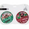 Accessories * | Disney Souvenir Button Set Holiday Treats Set Of 2