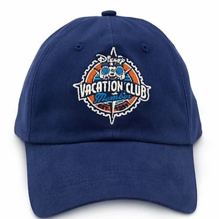 Hats * | Disney Hat Baseball Cap Vacation Club Member Navy