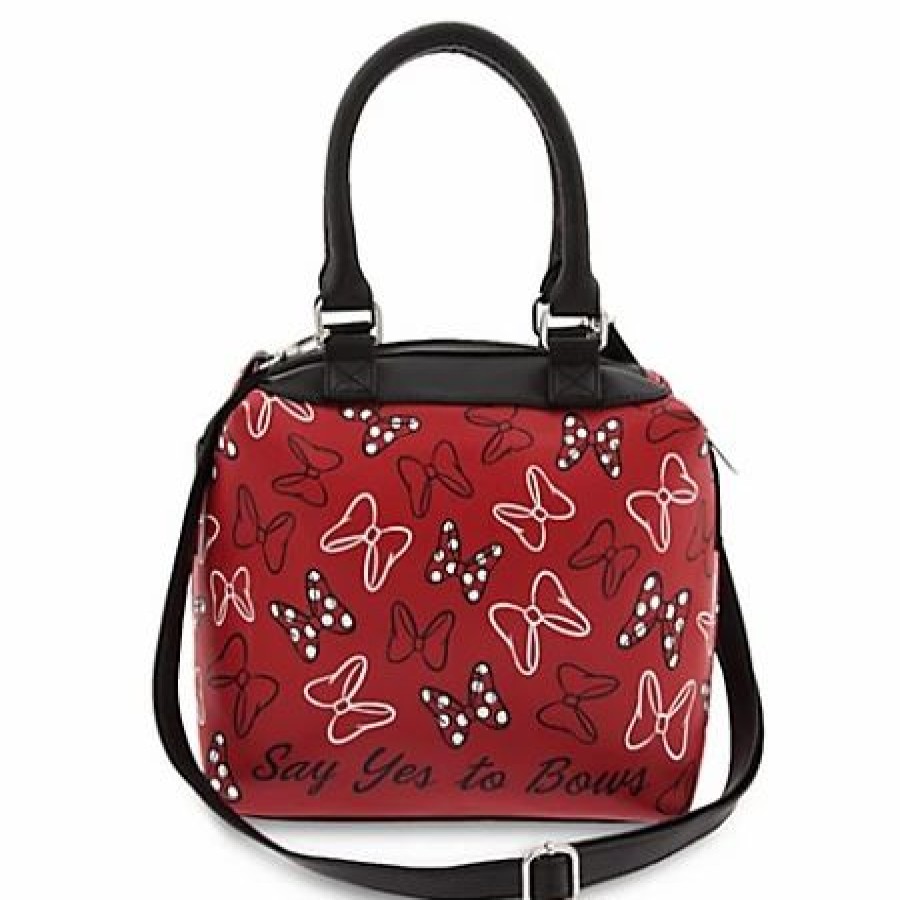 Bags And Totes * | Disney Satchel Crossbody Bag Minnie Mouse Say Yes To Bows