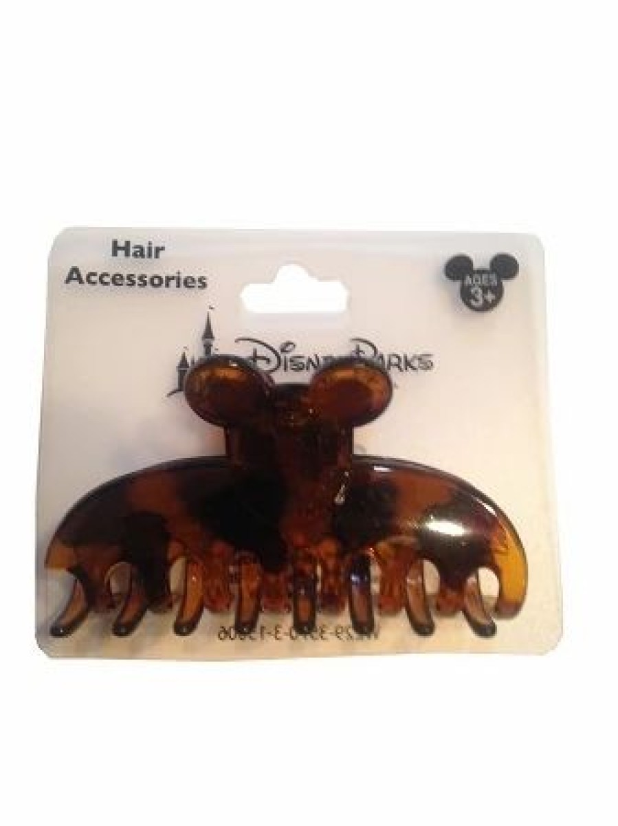 Accessories * | Disney Hair Accessory Mickey Mouse Hair Clip Brown