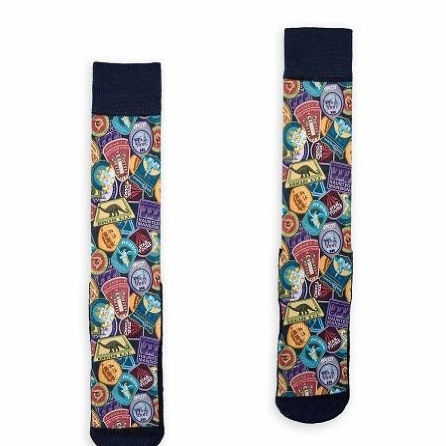 Socks * | Disney Adult Socks Walt Disney World Passport