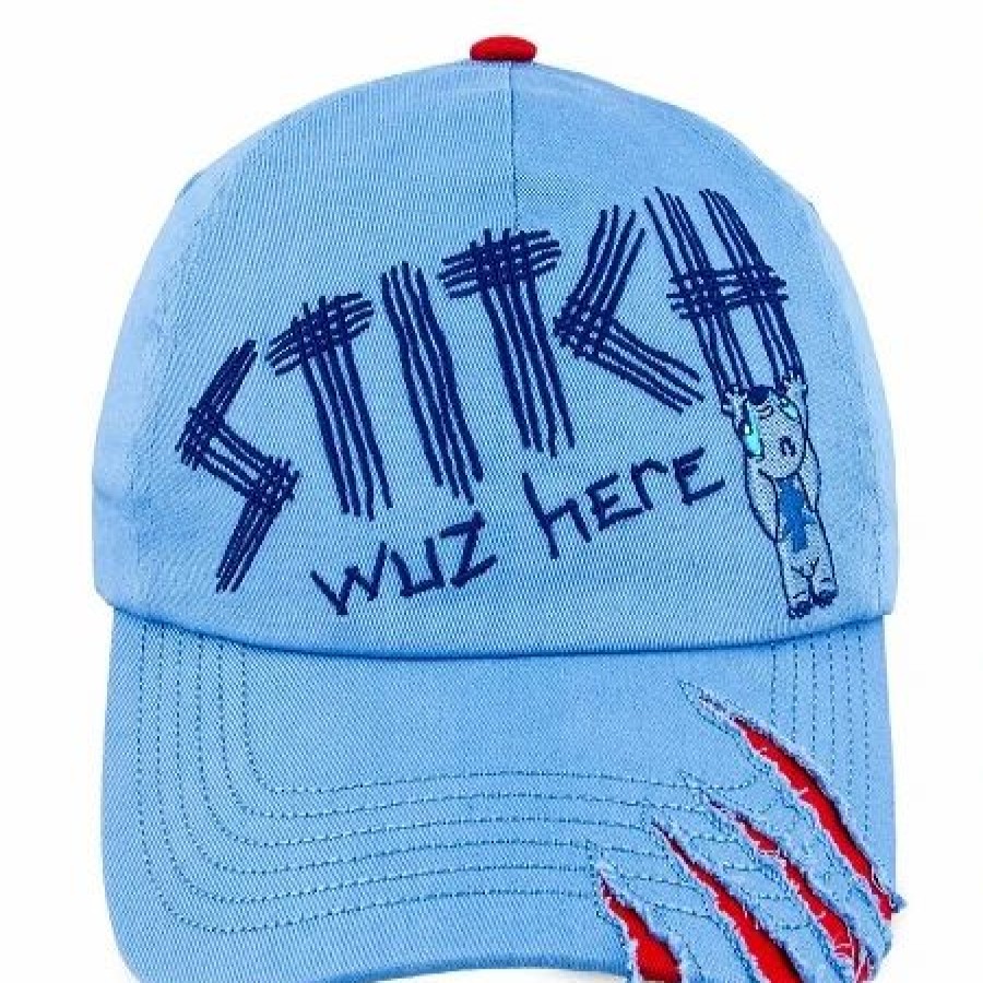 Hats * | Disney Hat Baseball Cap Stitch Wuz Here Youth