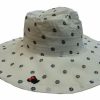 Hats * | Disney Sun Hat For Women Minnie Mouse Polka Dots Black And White