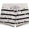 Adult * | Disney Shorts For Women Mickey And Minnie Icon Striped