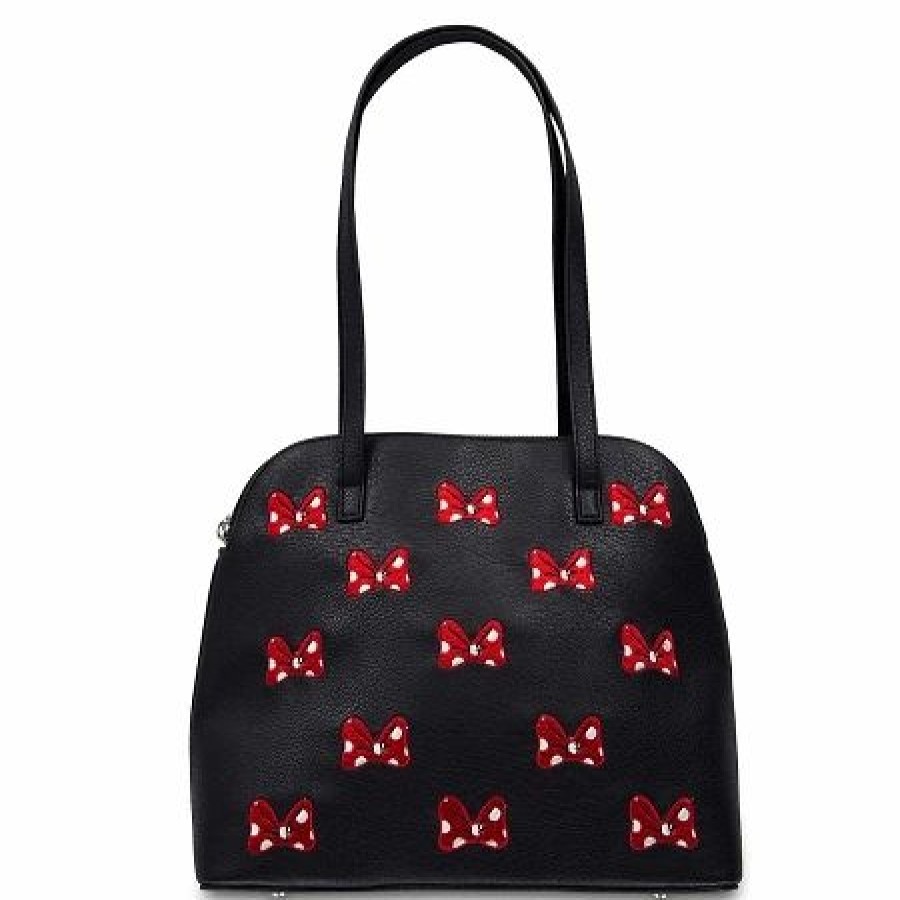 Bags And Totes * | Disney Satchel Bag Minnie Mouse Bows All Over