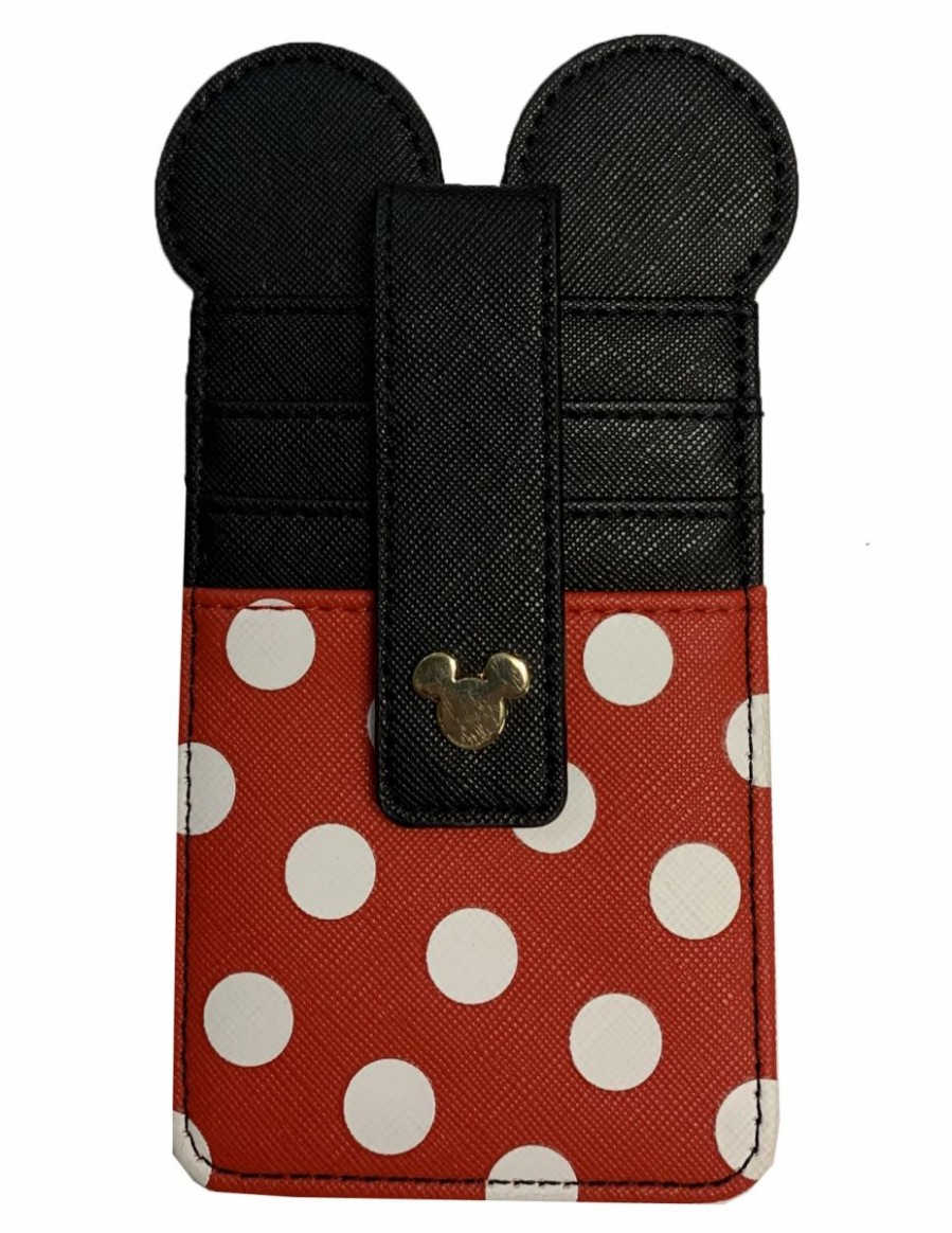 Accessories * | Disney Credit Card Holder Minnie Mouse Polka Dots