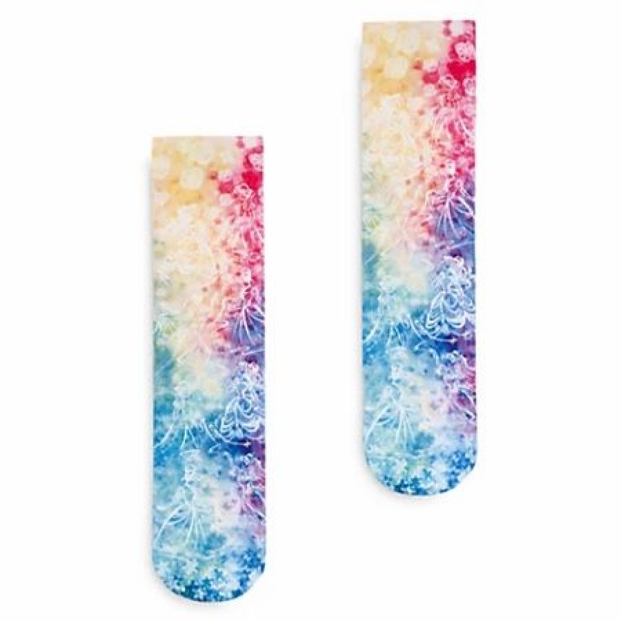 Socks * | Disney Socks For Women Princess Multicolor