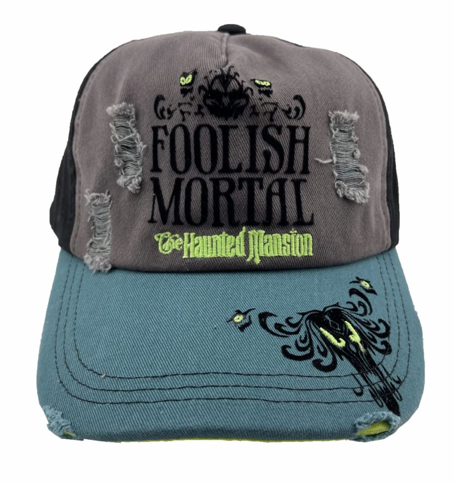 Hats * | Disney Hat Baseball Cap Haunted Mansion Foolish Mortal