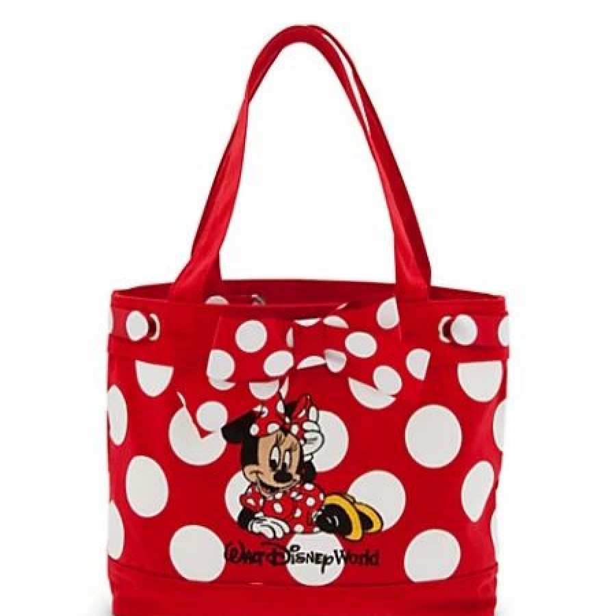 Bags And Totes * | Disney Purse Bag For Girls Minnie Mouse Polka Dot Purse Red