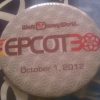 Accessories * | Disney Souvenir Button Epcot 30Th Anniversary