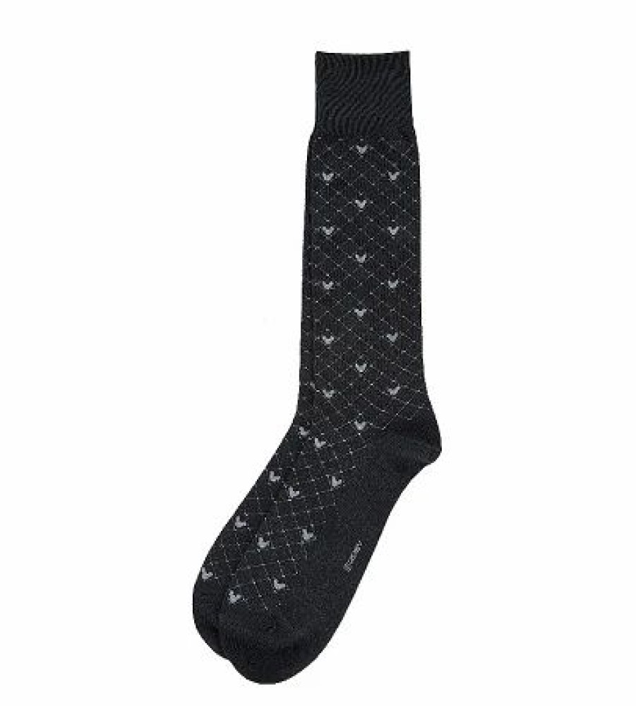 Socks * | Disney Dress Socks For Men Mickey Mouse Icons Black