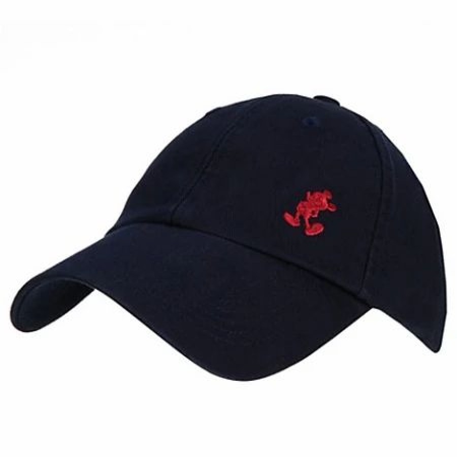 Hats * | Disney Hat Baseball Cap Mickey Mouse Icon Navy