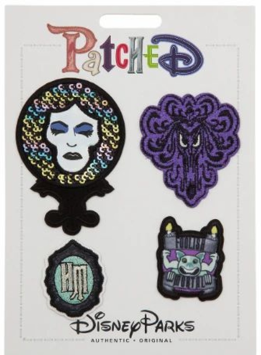 Accessories * | Disney Iron On Patch Set Patched Haunted Mansion