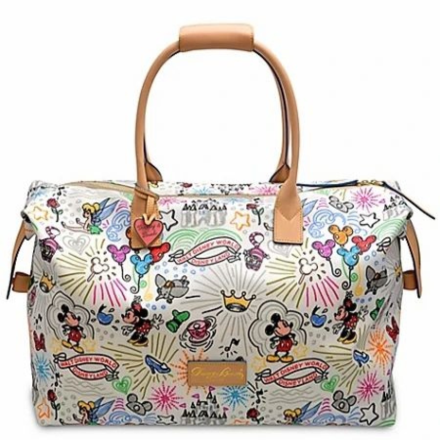 Bags And Totes * | Disney Dooney And Bourke Bag- Sketch Weekender Large Duffle Bag