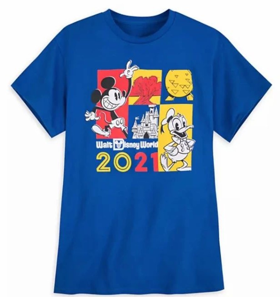 Adult * | Disney Adult T-Shirt 2021 Mickey & Donald Walt Disney World