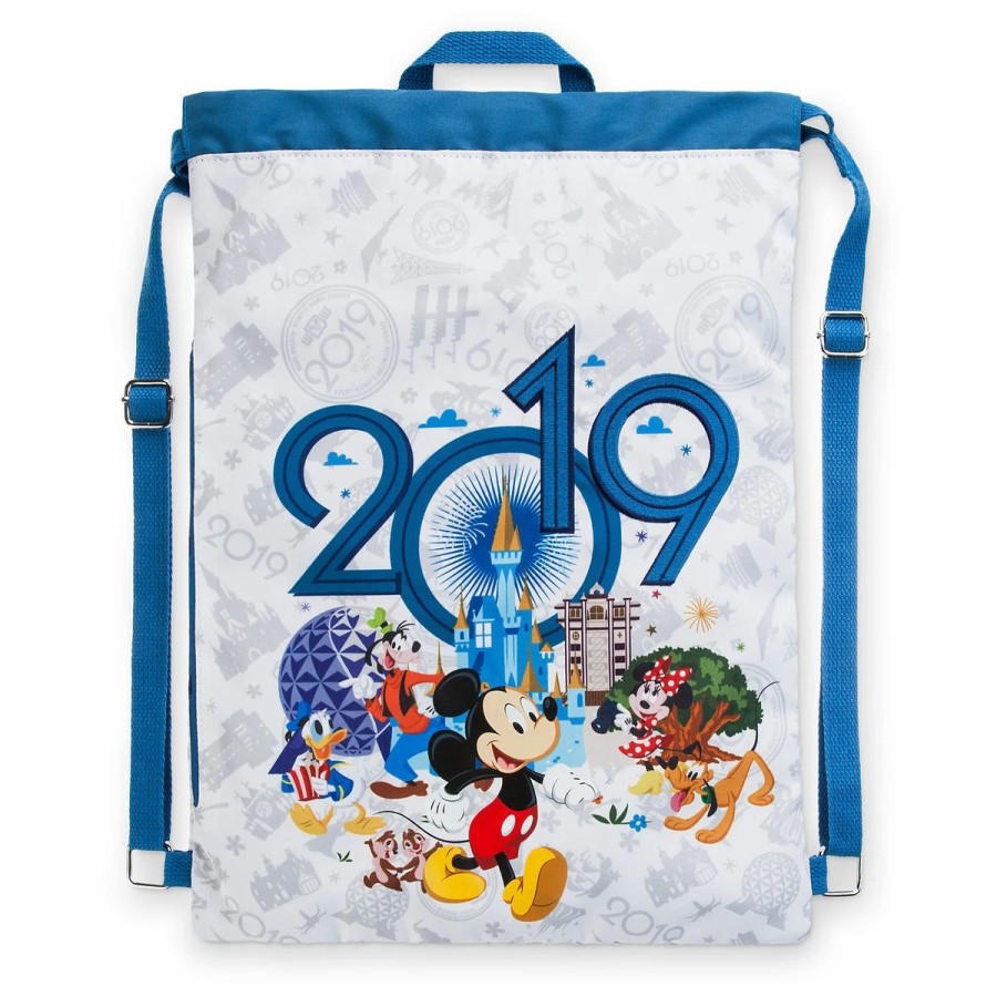 Bags And Totes * | Disney Cinch Sack Bag 2019 Mickey And Friends Walt Disney World